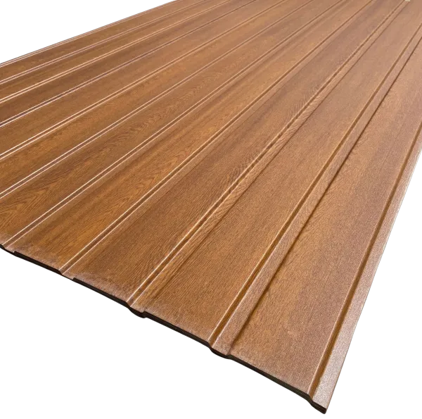 T8 Famintás trapézlemez 1 oldalas kivitelben (aranytölgy)