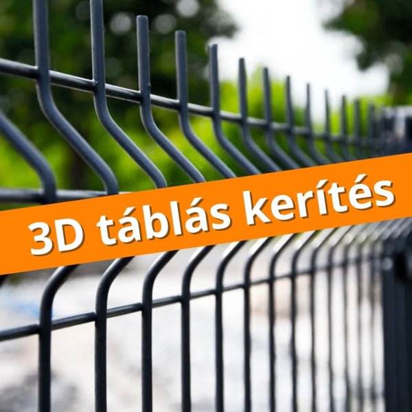 3D táblás kerítés akcióban